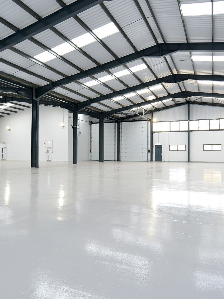 Commercial epoxy flooring installation